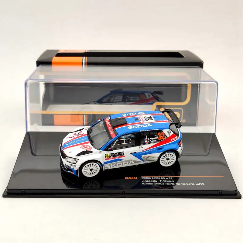 IXO 1:43 для Skoda Faria R5 #32 Winner Rallye Monte Carlo 2018 RAM664 Limited Edition| |