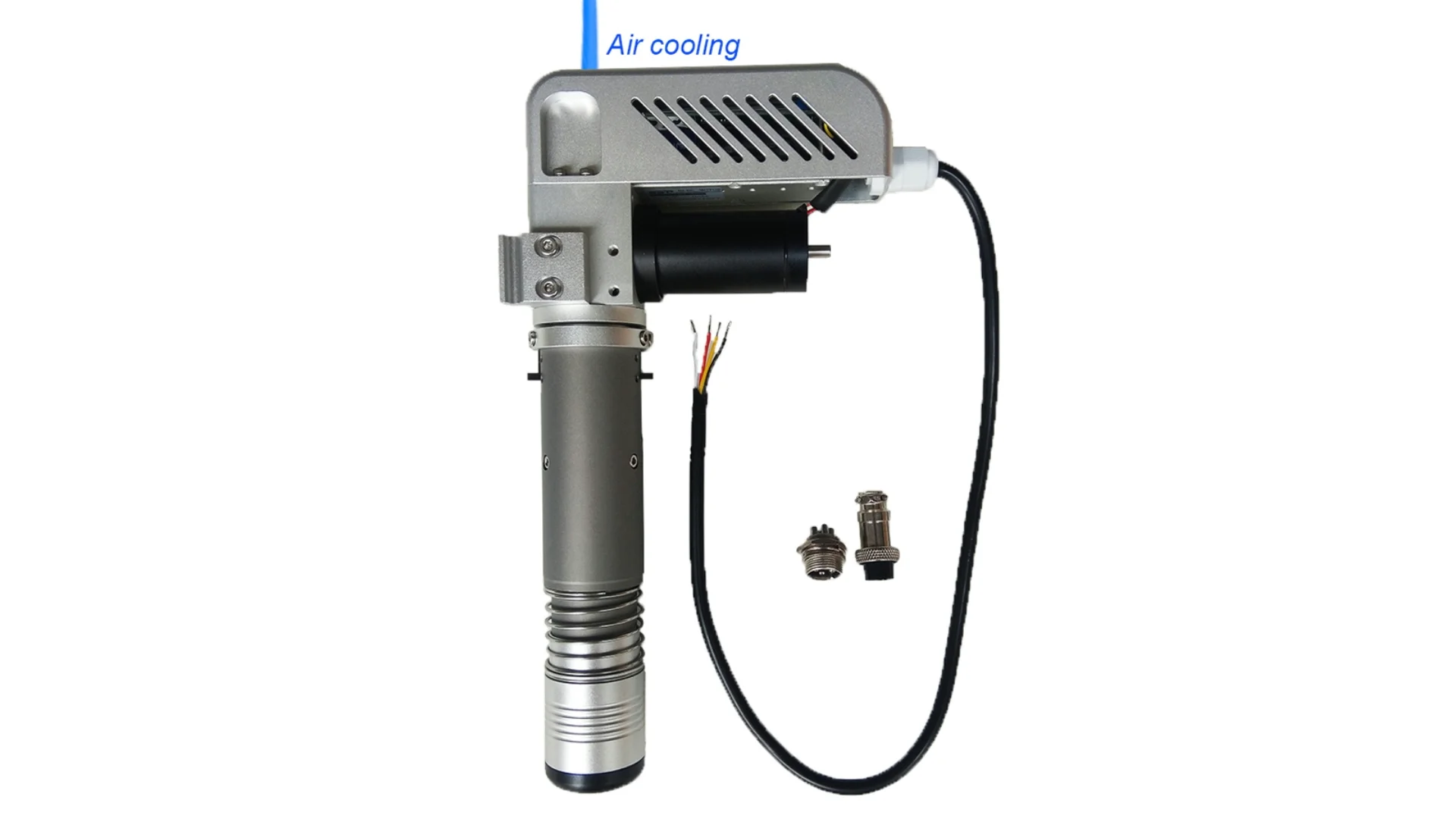 

Oscillating knife tool with air cooling for digital cutting machine
