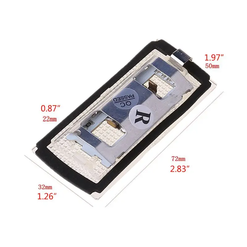

2 Pcs/Pair Vehicle Car Error Free 18 LED Number License Plate Light For E66 E65 7-Series 735i White Car Styling Accessories