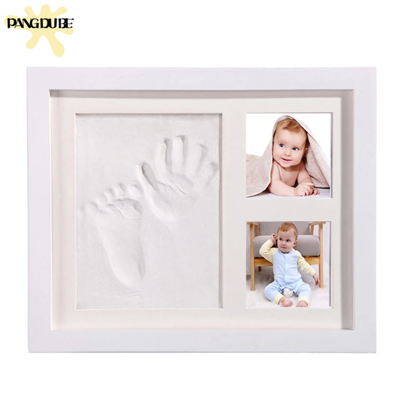 

DIY Plastic Photo Frame for Baby Hand and Footprint Plasticine Baby Keepsake Frames Baby Gifts Baby Items for Newborns Hand Mold