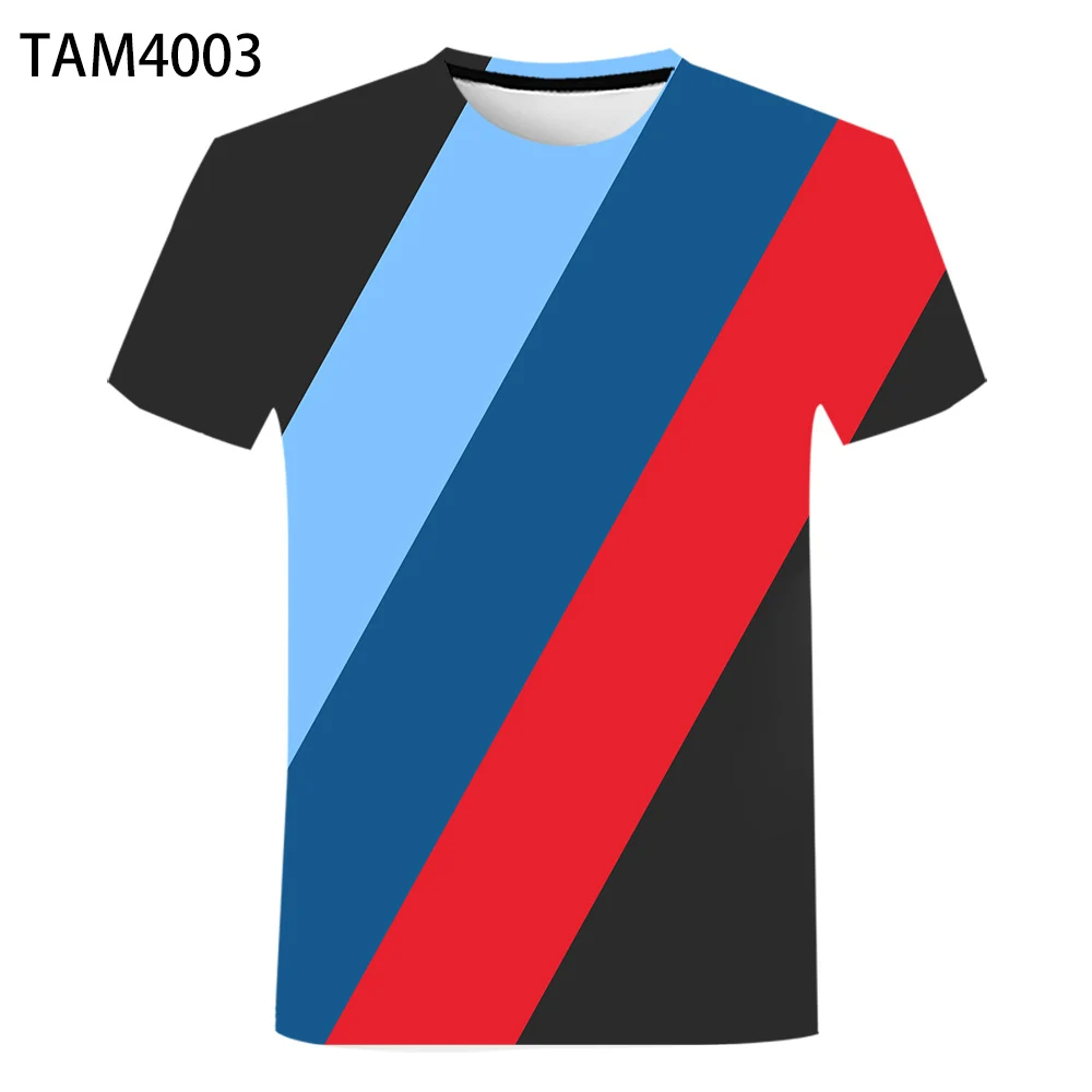 Летняя мужская и женская детская модная повседневная футболка с 3D-принтом Suzuki