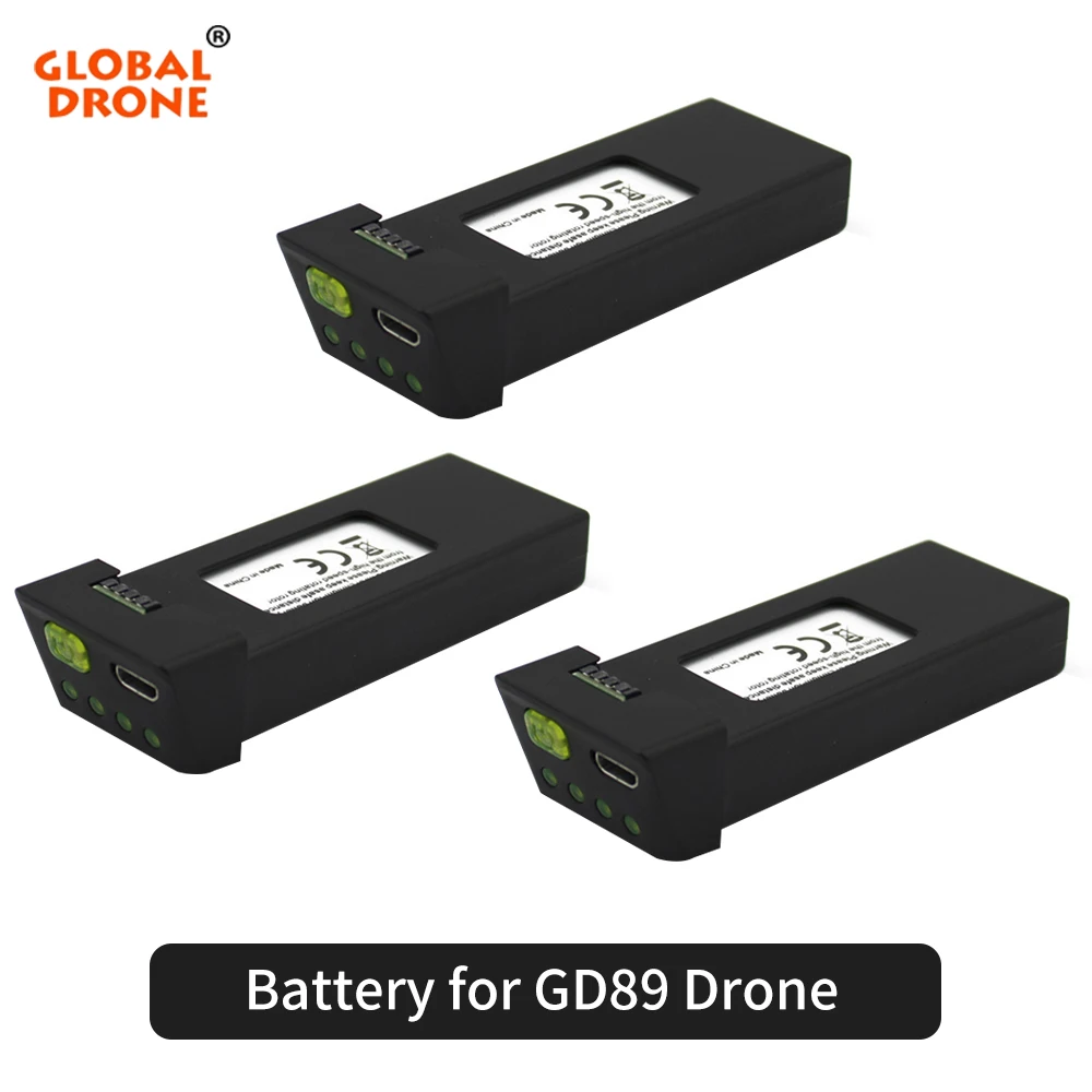 Комплект пропеллеров для дрона Global Drone EXA GD89 аккумулятор GD89|Детали и аксессуары| |