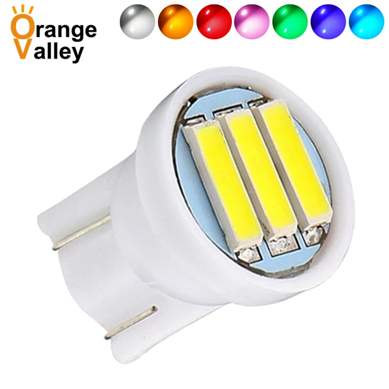 

300Pcs High Quality T10 Super Bright 7020 SMD W5W 194 501 3 LED Car Auto Interior Lights Wedge Door Instrument Side Bulb Lamp