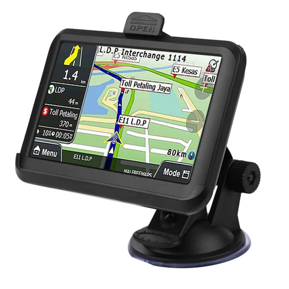 

220V 7inch Car GPS Navigator Navigation System 8GB Touch Screen Display High Definition The Latest Map Car Navigation Gauge