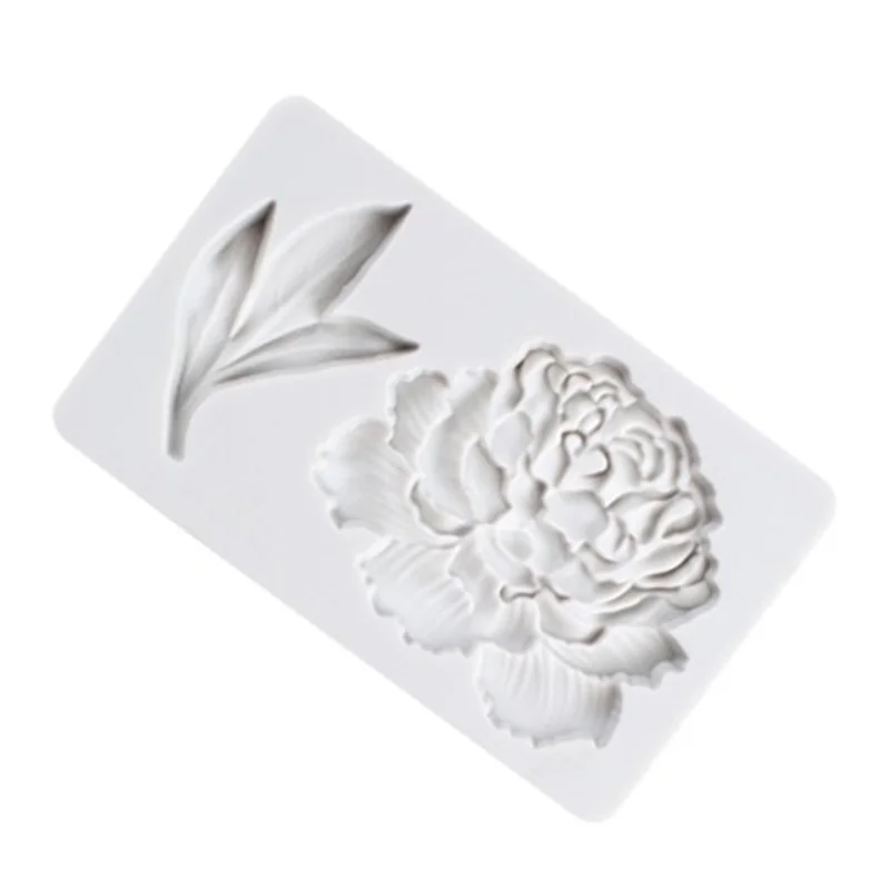 Свадебная выпечка Искусственный Пион цветок форма для штамповки помадка печенье