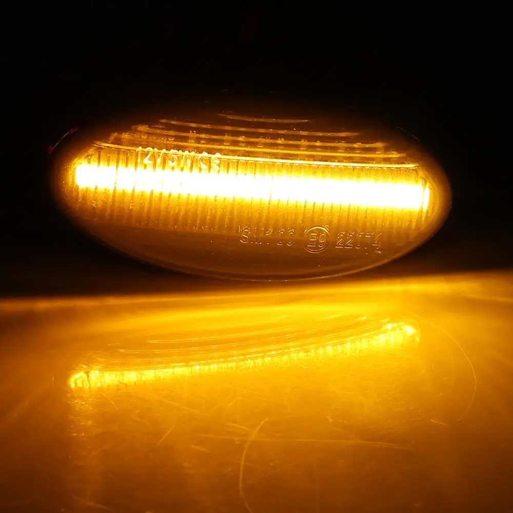 светодиодные лампы для авто 2 шт. Автомобильная дымовая светодиодная