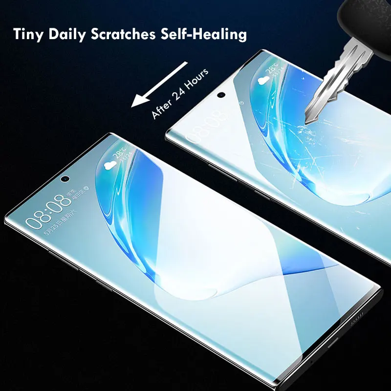 gel protective film for samsung galaxy note 10 lite tpu screen protector for galaxy note 10 plus 9 8 full cover hydrogel film free global shipping