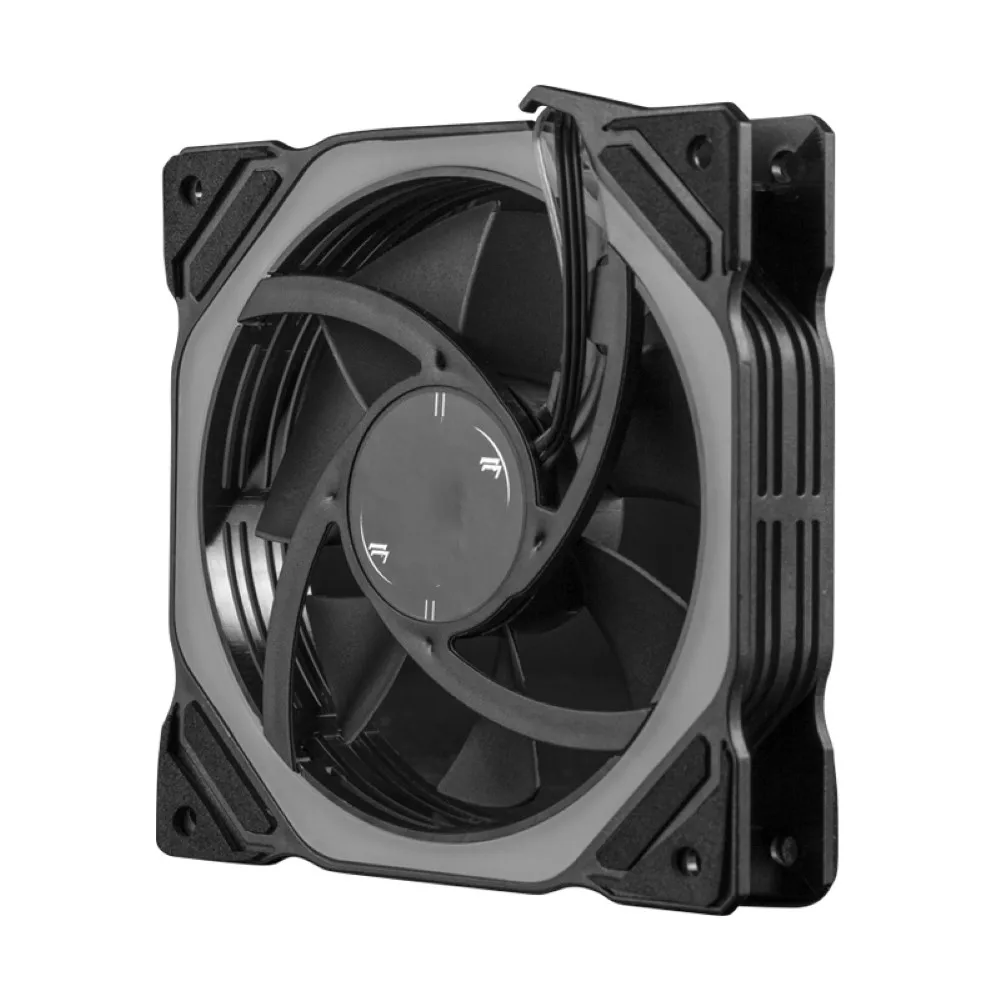 

12CM RGB Fan Silent Radiator Square Frame CPU Cooler 1200rpm 15LED Computer Case Cooling Fan With LED Light For PC