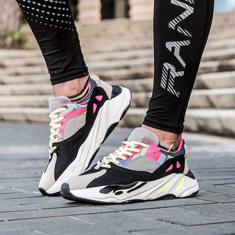 Мужская повседневная обувь Осенние удобные кроссовки на платформе Уличная