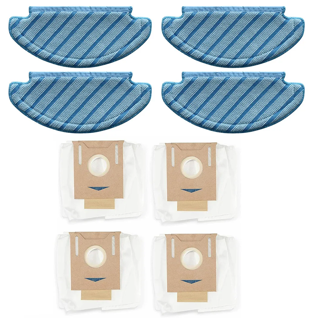 

8 Vacuum Cleaner Dust Bags Mop Cloth For ECOVACS T8/T8AIVI/DX93/DDX96/T9/N8Pro/T8MAX T8Power T8aivi T8 + T8 AIVI + DLX11 Series
