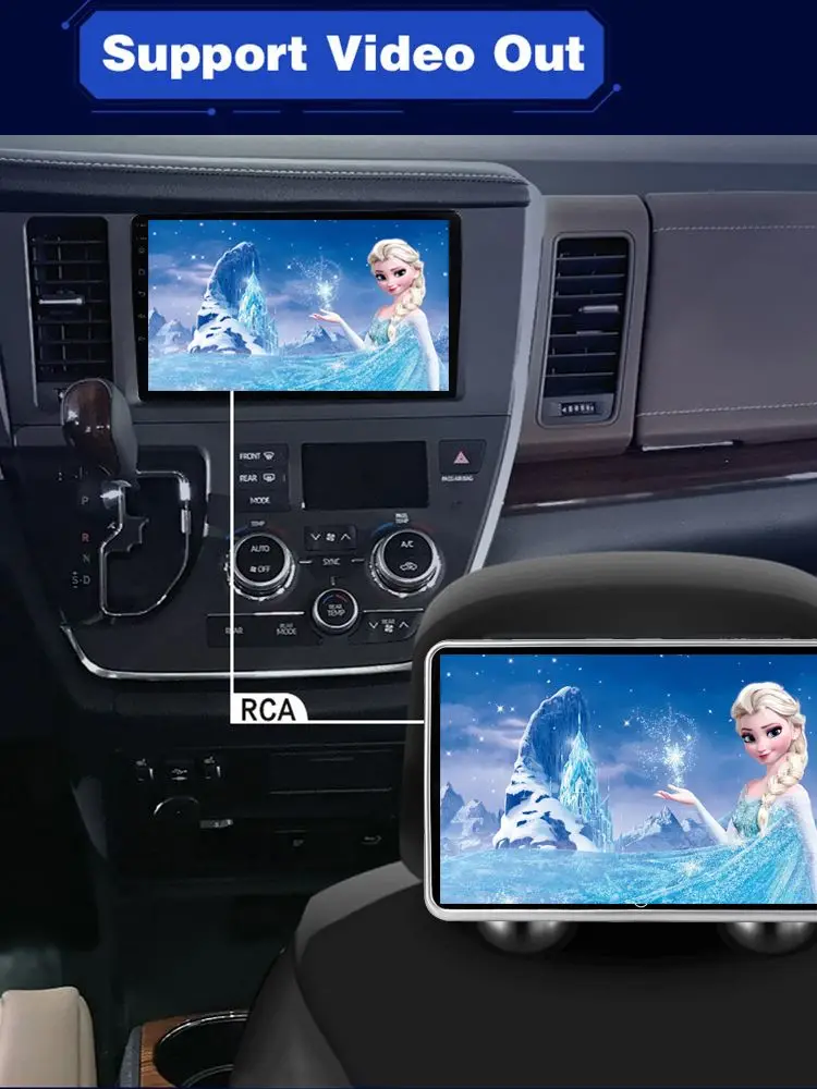 Автомагнитола на Android 10 с голосовым управлением AI мультимедийный видеоплеер Wi Fi и