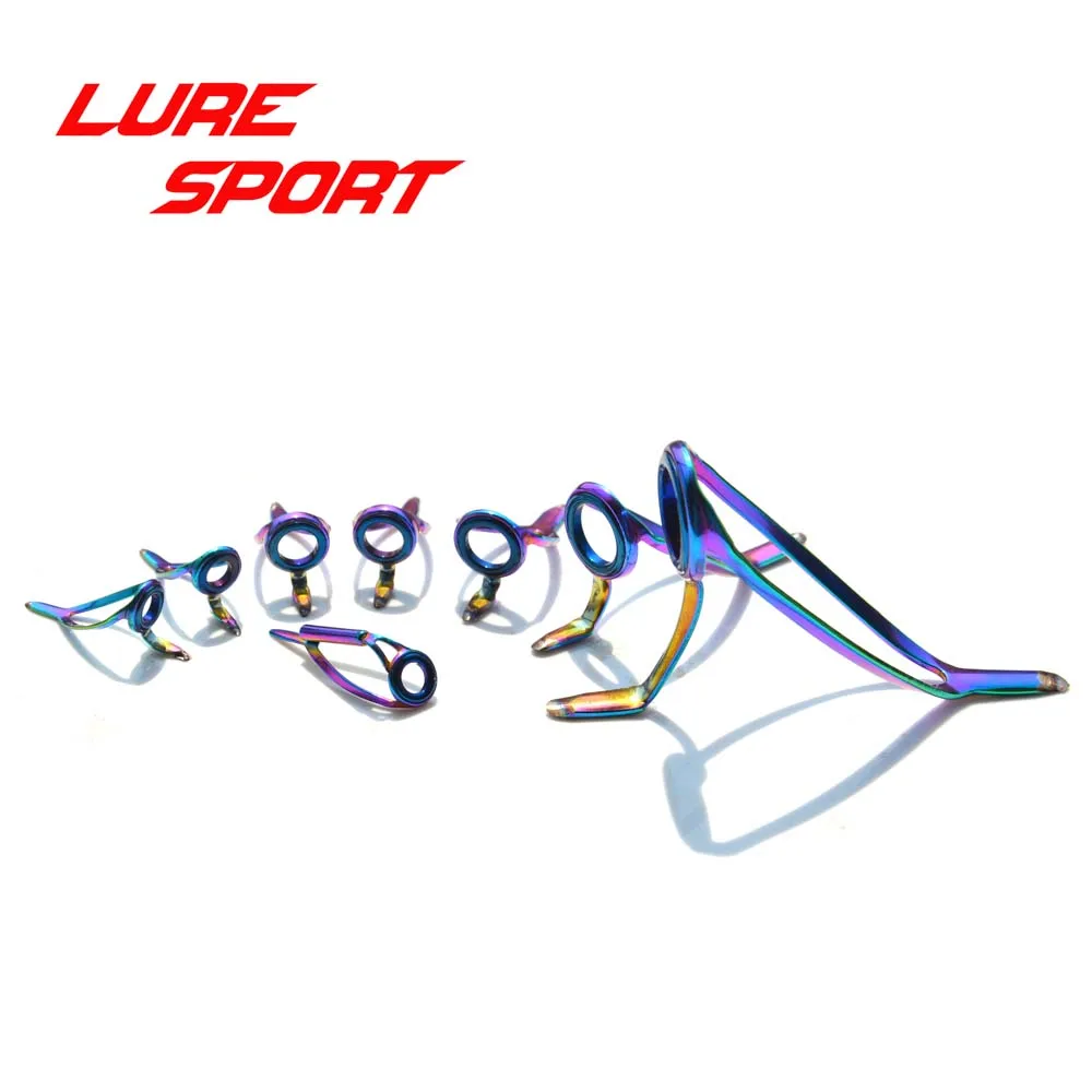 LureSport LC rainbow frame Guide MN Top 7 шт. 8 руководство и топ набор лодок строительный компонент