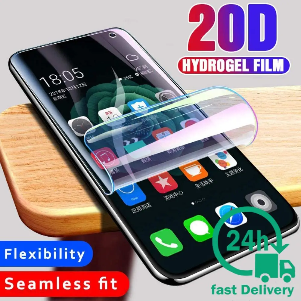 

9H Screen Protectors for LG V60 V50 G8 G7 ThinQ Hydrogel Film for LG V30 V40 ThinQ X Power 2 V20 V10 Q8 Q7 Q6 Stylus