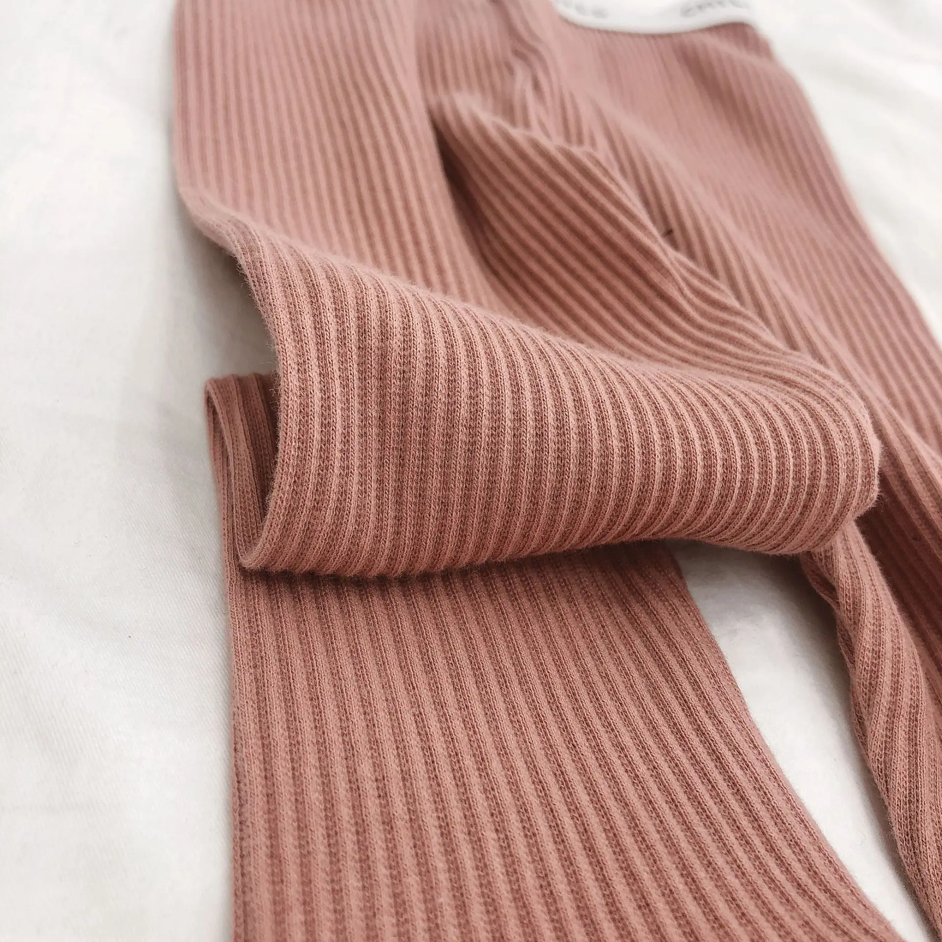 Корейский стиль весна 2020 Новое поступление хлопковые трикотажные леггинсы для