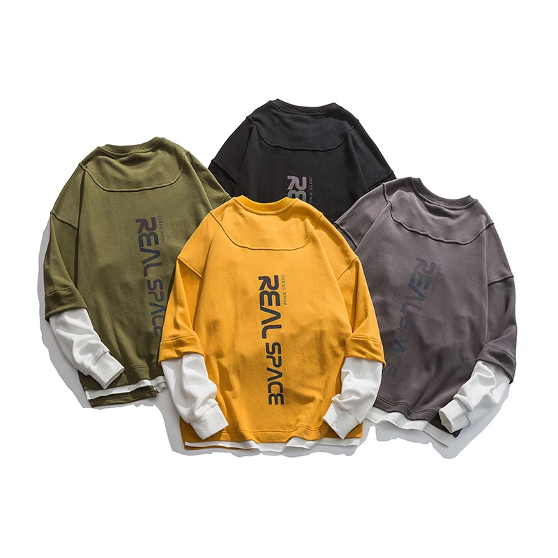 

KB 2021 Harajuku Couples dress Style Vintage Poster Print Fleece Hoodies Sweatshirts Streetwear Mens Hip Hop Casual Hooded Tops