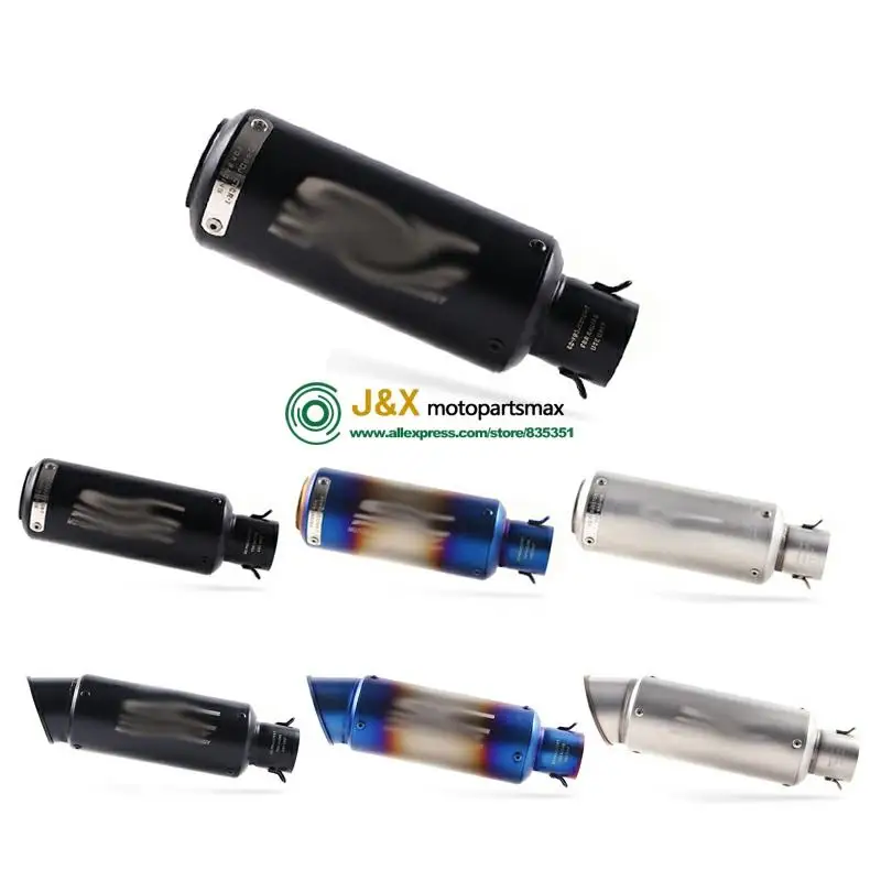 61 мм 51 внутренний универсальный глушитель для мотоцикла глушители выхлопная