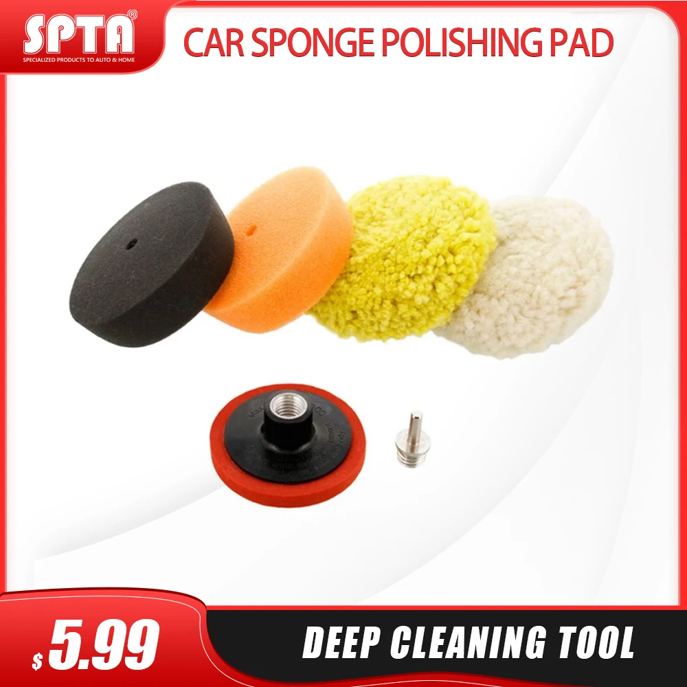 Набор полировальных и мини-колодок SPTA 3 дюйма подложка адаптер для дрели 1/4