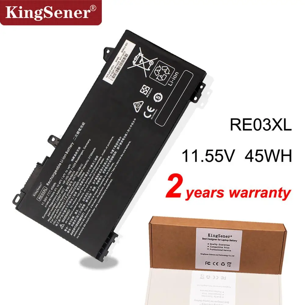 Аккумулятор Kingsener RE03XL для HP ProBook 430 440 445 450 455 G6 | Компьютеры и офис