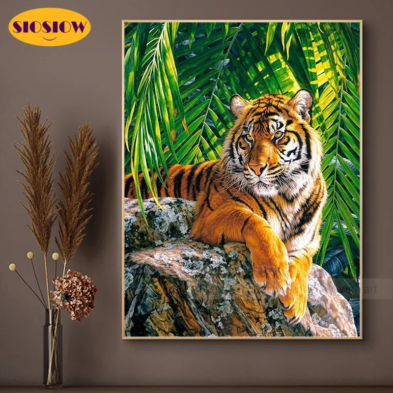 5d алмазная живопись сделай сам тигры Wei животные полная выкладка Алмазная
