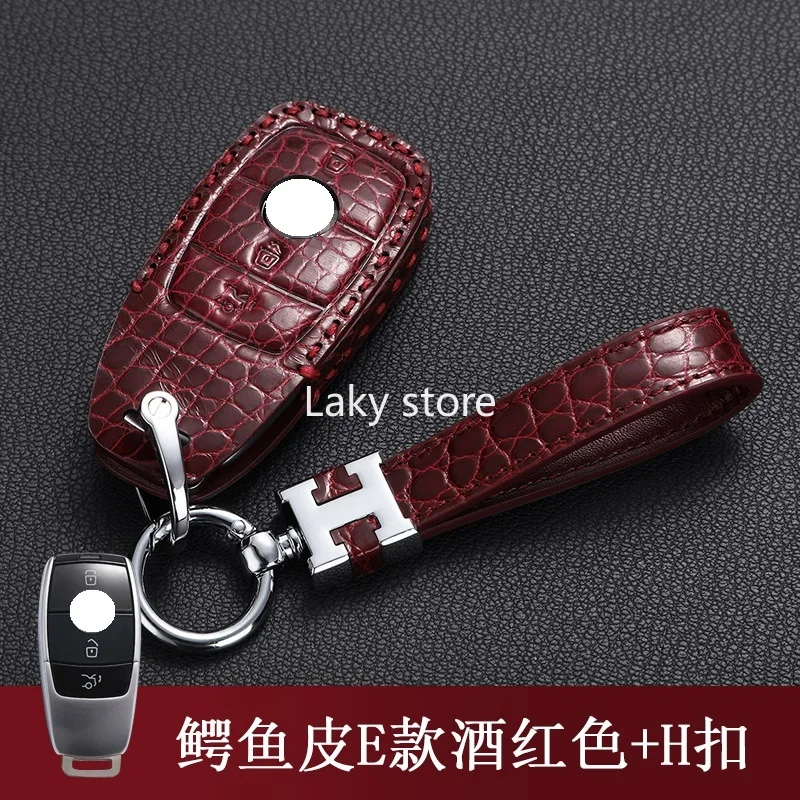 

Genuine leather Car Key Cover Case For Mercedes Benz e300l gle320 gls400 glc gls450,Key Case For Car Protctive Cover