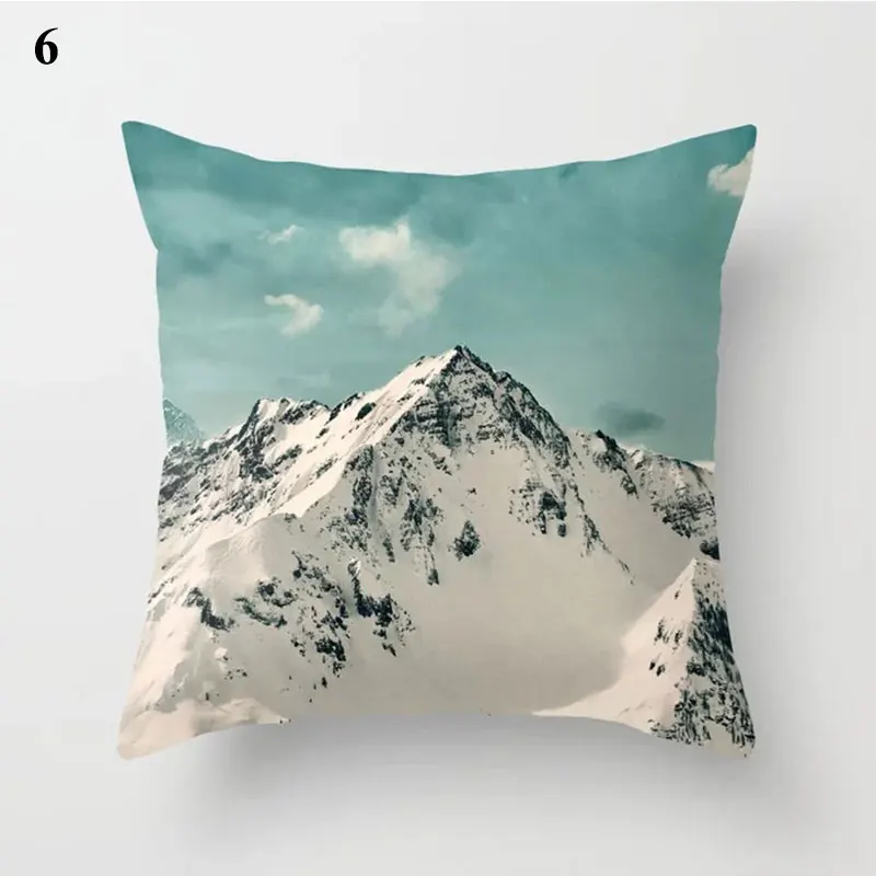 

45*45cm Pillowslip Throw Pillows Cover Fashion Pillow Case Home Supplies Watercolor Blue Pillowcase Abstract Cushion Cover