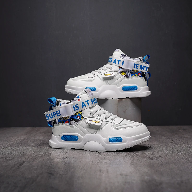 Детская повседневная обувь для мальчиков Баскетбольная бега Детские