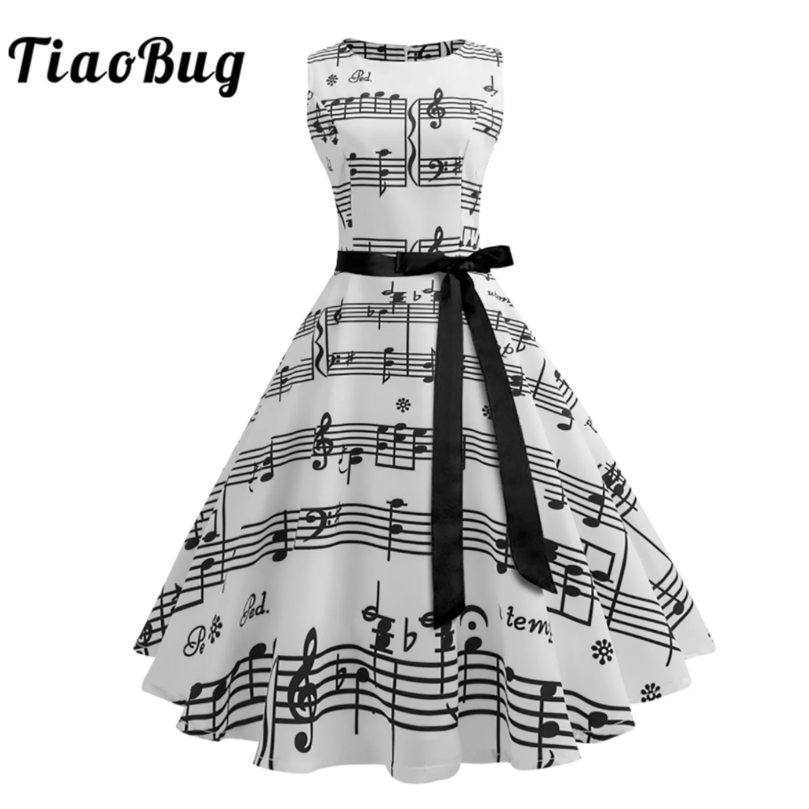 

Женское вечернее платье без рукавов, винтажное платье с развевающейся кромкой в стиле ретро, лето коктейльное платье для вечеринки