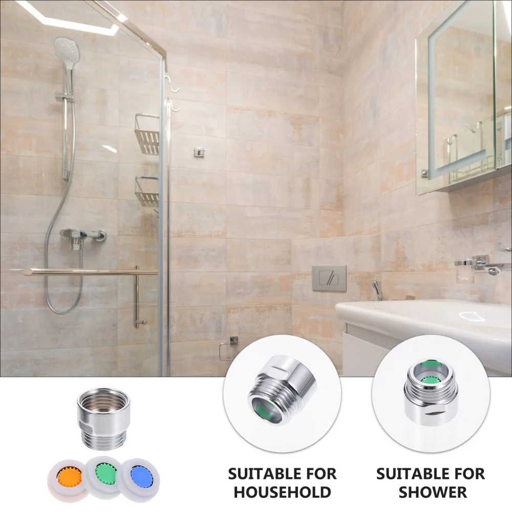 

4pcs Shower Flow Reducer Limiter Set Household Shower Water Saving Flow Limiters