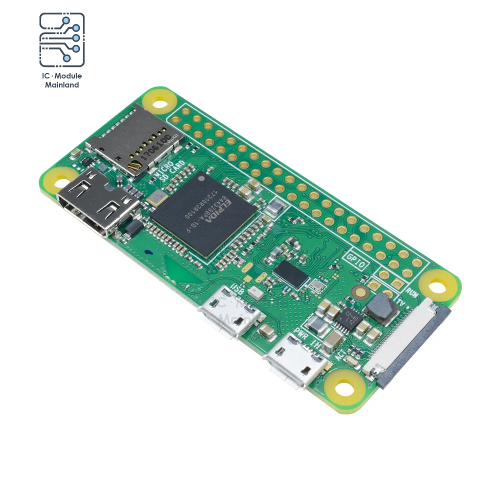 

Для Raspberry Pi Zero W V1.1 1 ГГц 512 Мб WiFi Bluetooth модуль с двойным портом Micro USB плата расширения со встроенным беспроводным