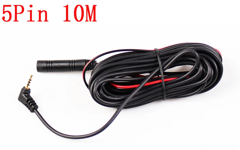 5 Pin 10M IaotuGo 2,5 мм штекер 4 Pin/5 Pin видео кабель для автомобиля dvr Зеркало DVR 6 м 10 м 15 м 20 м видео удлинитель для DVR камеры - Название цвета: 5 Pin 10M