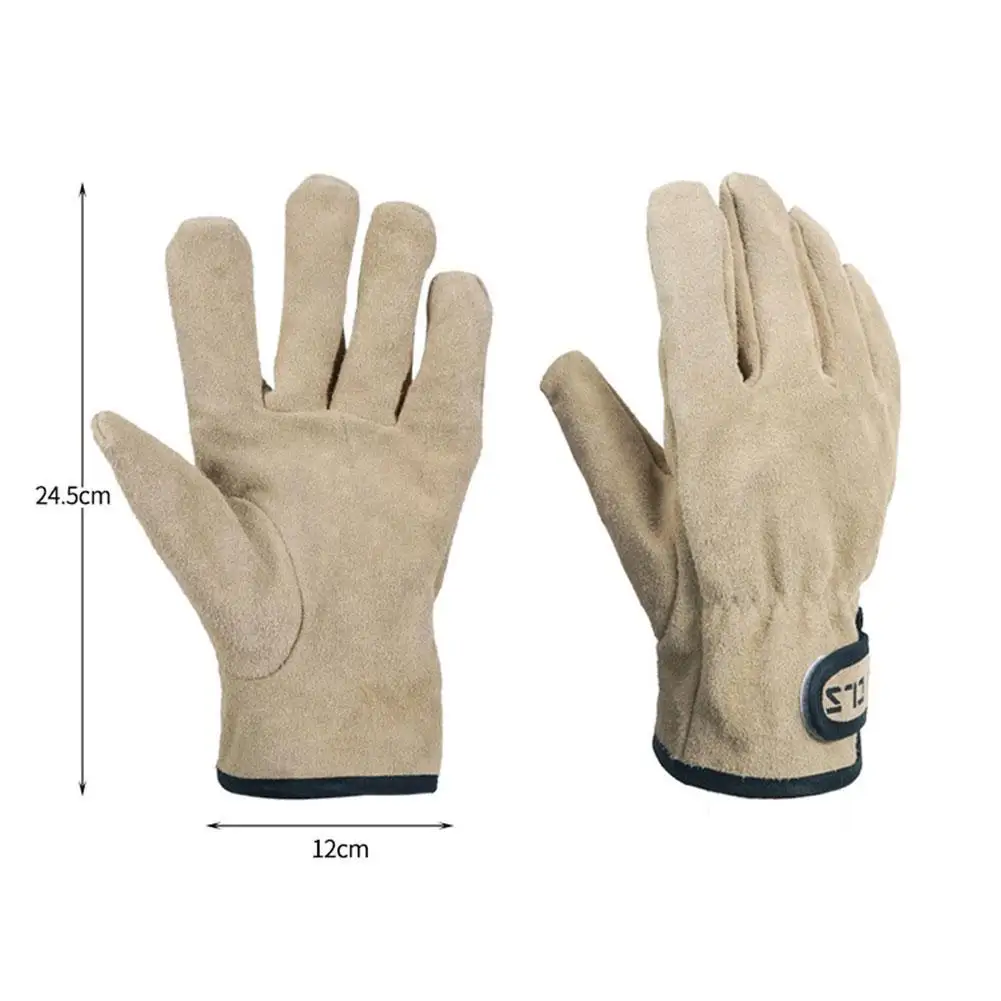 

1 Pair Of Outdoor Picnic Barbecue Gloves Gardening Camping Campfire Barbecue Thick Wear-resistant Thermal Insulation Labor Prote