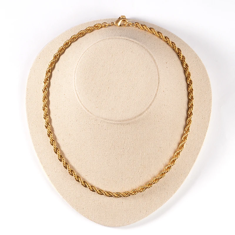 

Hip Hop Twist Long Chunky Chain Necklace For Women Men Big Chain Unlockable rope Necklaces Exaggerated Jewelry