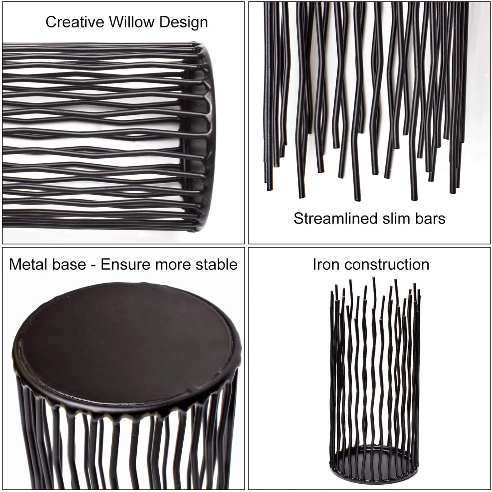 Современный подсвечник из кованого железа свадебный реквизит романтический