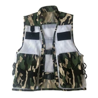 children outdoor summer camp army training tactical vest boys girls field combat camouflage waistcoat kids hiking fishing vests