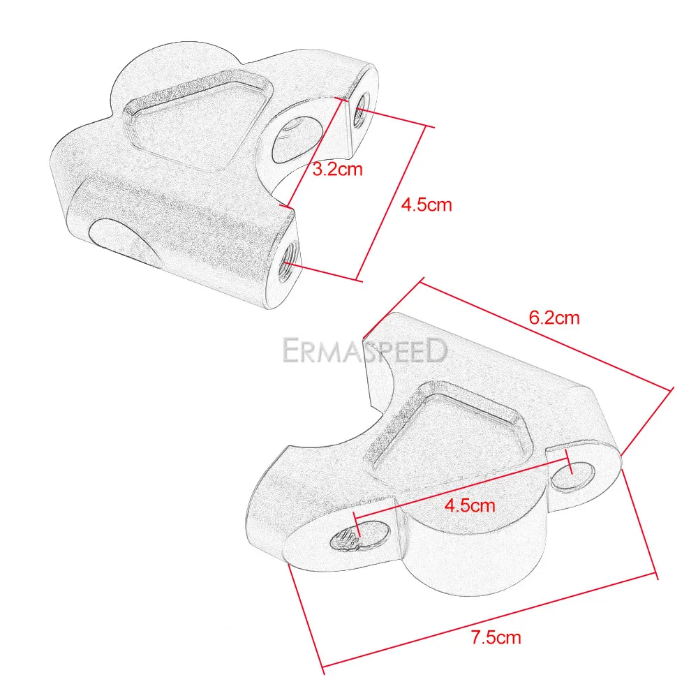 

For BMW R1200GS LC R1200GS Adventure ADV R 1200 GS Accessories Motorcycle Handlebar Riser Handle Bar Clamp Extend Adapter