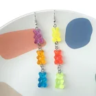 Серьги Gummy Bear ювелирные изделия винтажные кольца милые кавайные аксессуары персонализированный подарок пирсинг эмо Дизайнерские Оптовая Продажа для женщин