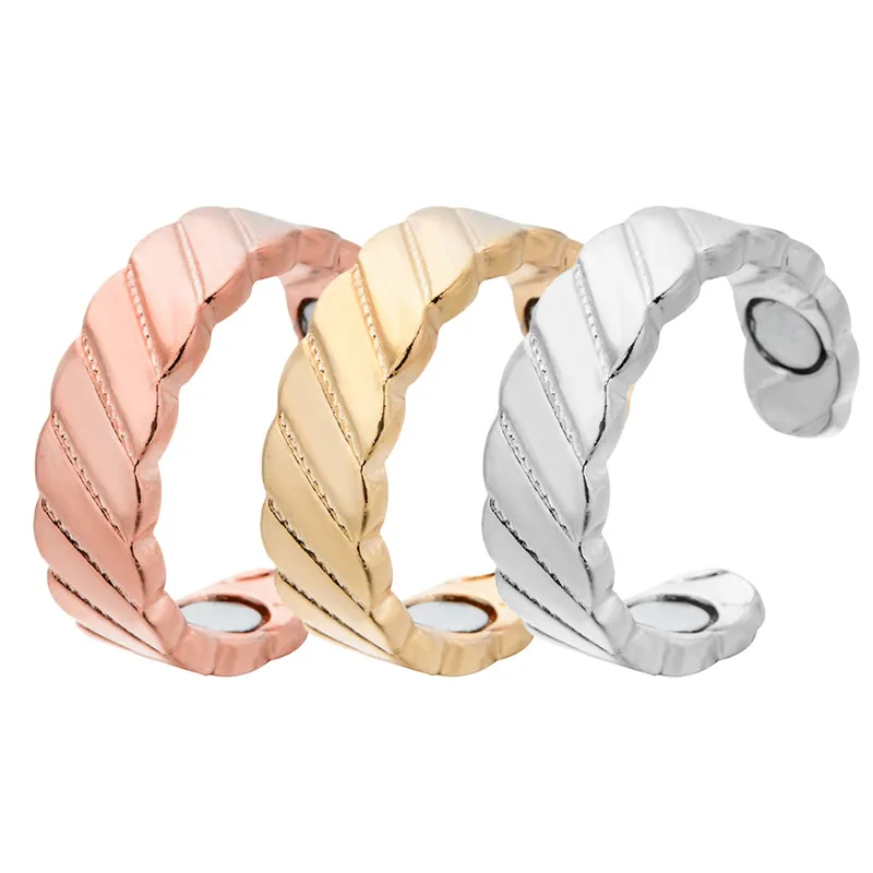 Матовое кольцо для сжигания жира с открытым ртом модное микро магнитное