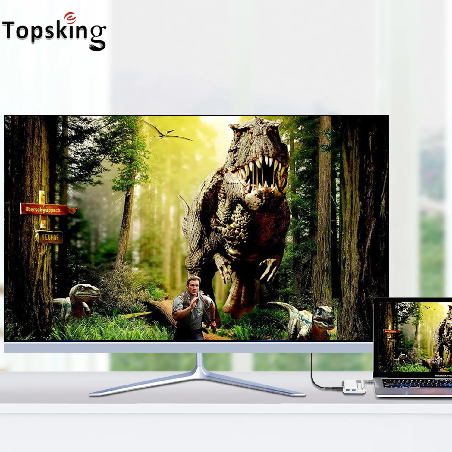 

Topsking 7 in 1 Type C HUB Docking Station USB C to HDMI Adapter Kit For Samsung HUAWEI Dex Pad Station usb dock Power Adapter