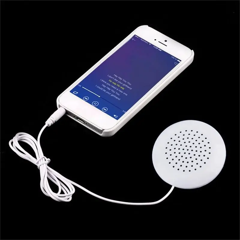 Мини Белый 3 5 мм Подушка динамик для iPhone iPod CD Радио MP3 плеер GL | Электроника