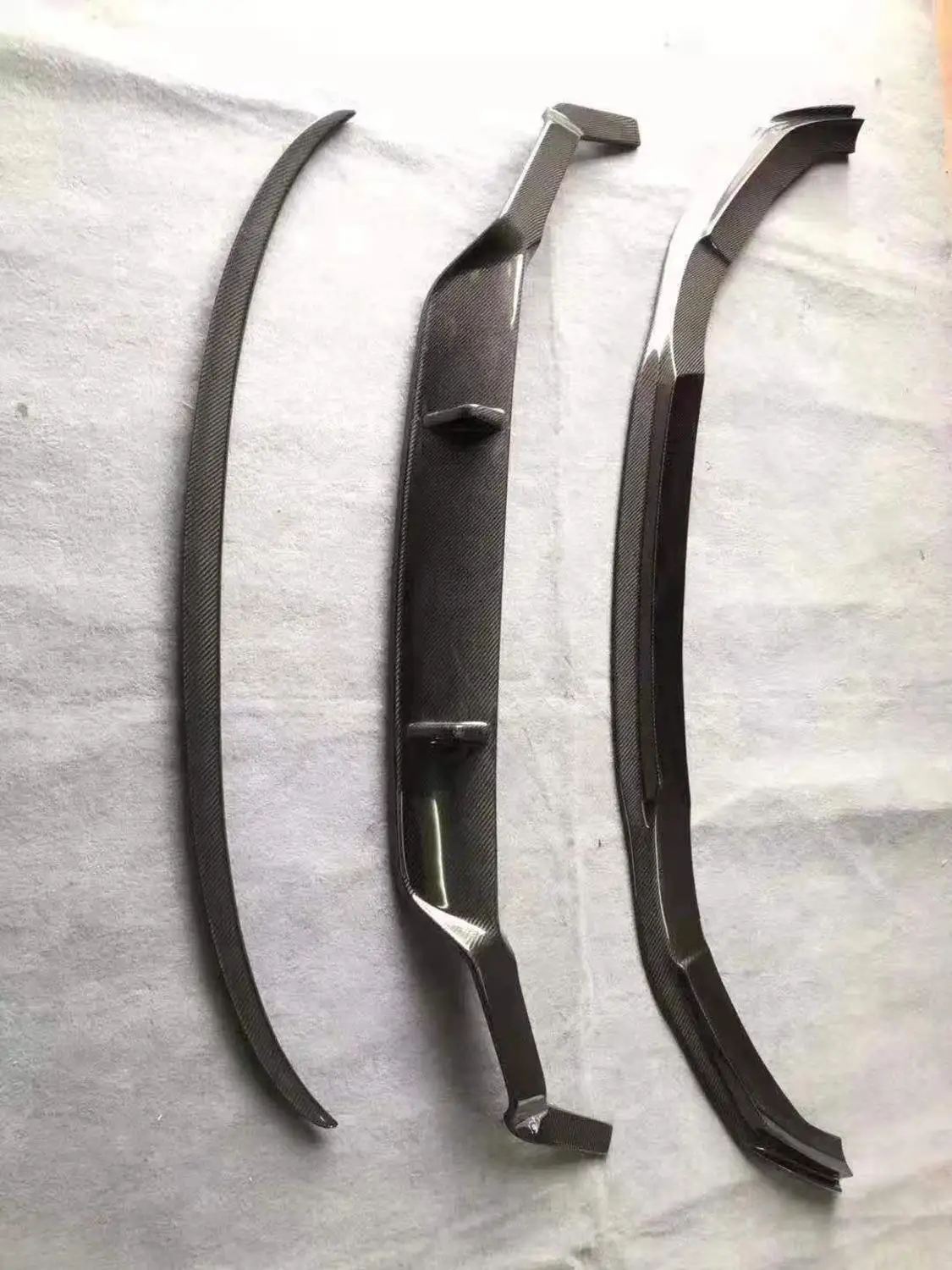 Автомобильный диффузор для переднего бампера из углеродного волокна подходит BMW