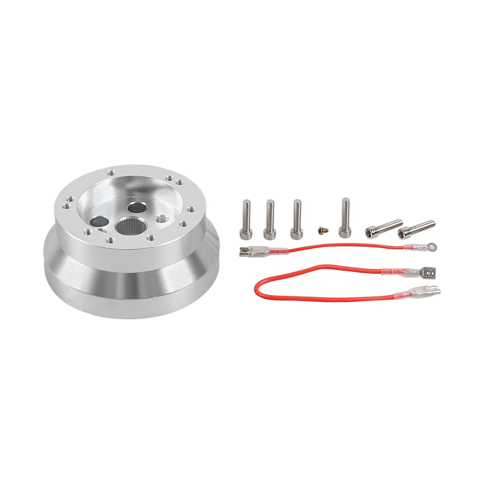 

Universal 5 & 6 Hole Aluminum Alloy SW-1034-S Steering Wheel Quick Release Hub Adapter for Chevy Car Parts