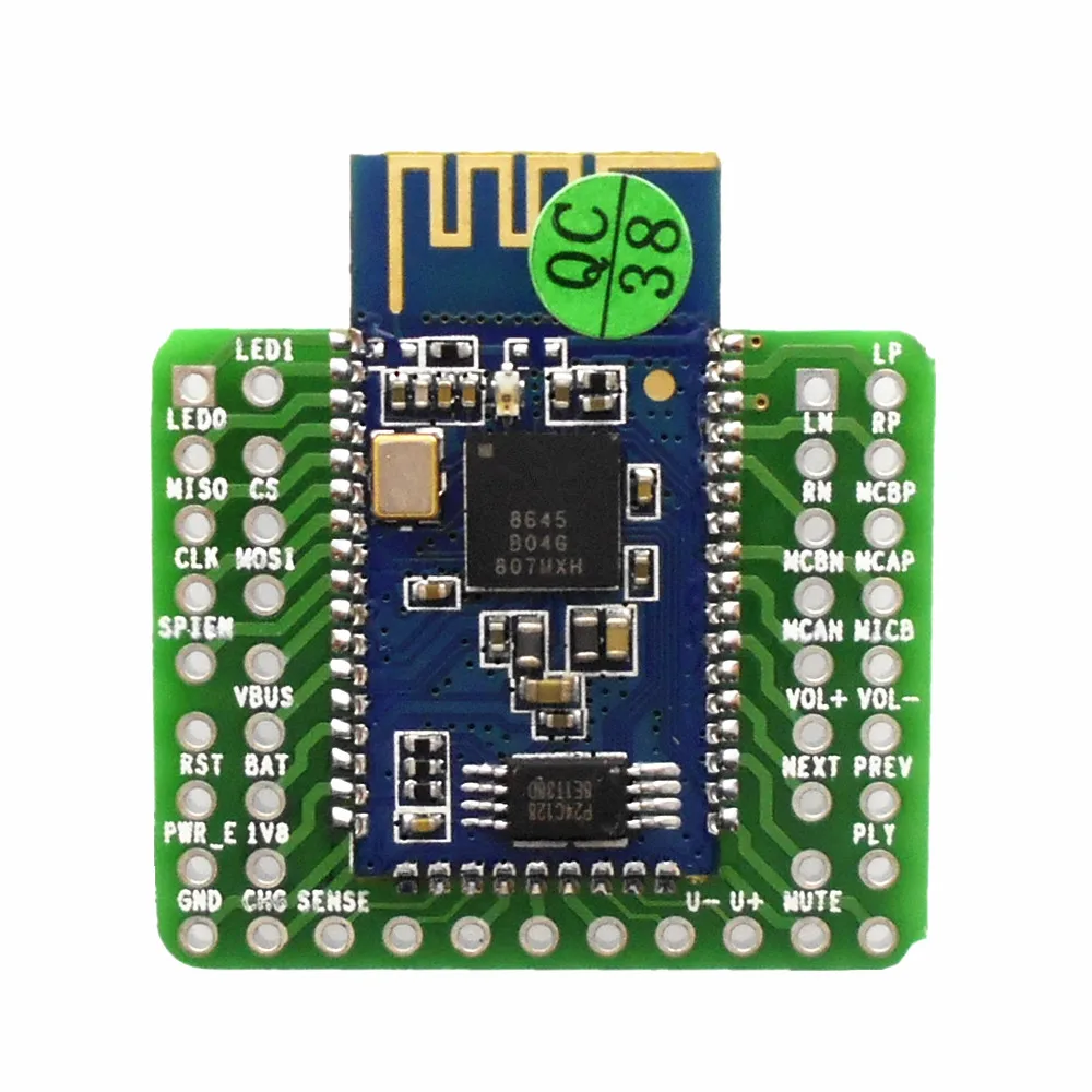 

CSR8645 V4.1 Low Power Bluetooth Audio Module APTX Lossless Compression Speaker Amplifier Welding Adapter Plate