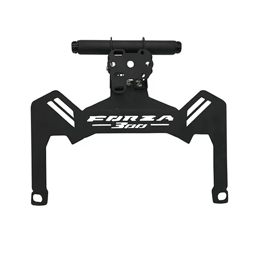 Мотоцикл для Honda MF13 Forza300 250 125 модифицированный передний дисковый тормоз телефон 3,5-7 ''USB gps кронштейн держатель подставка направляющая ручка - Цвет: Black 1