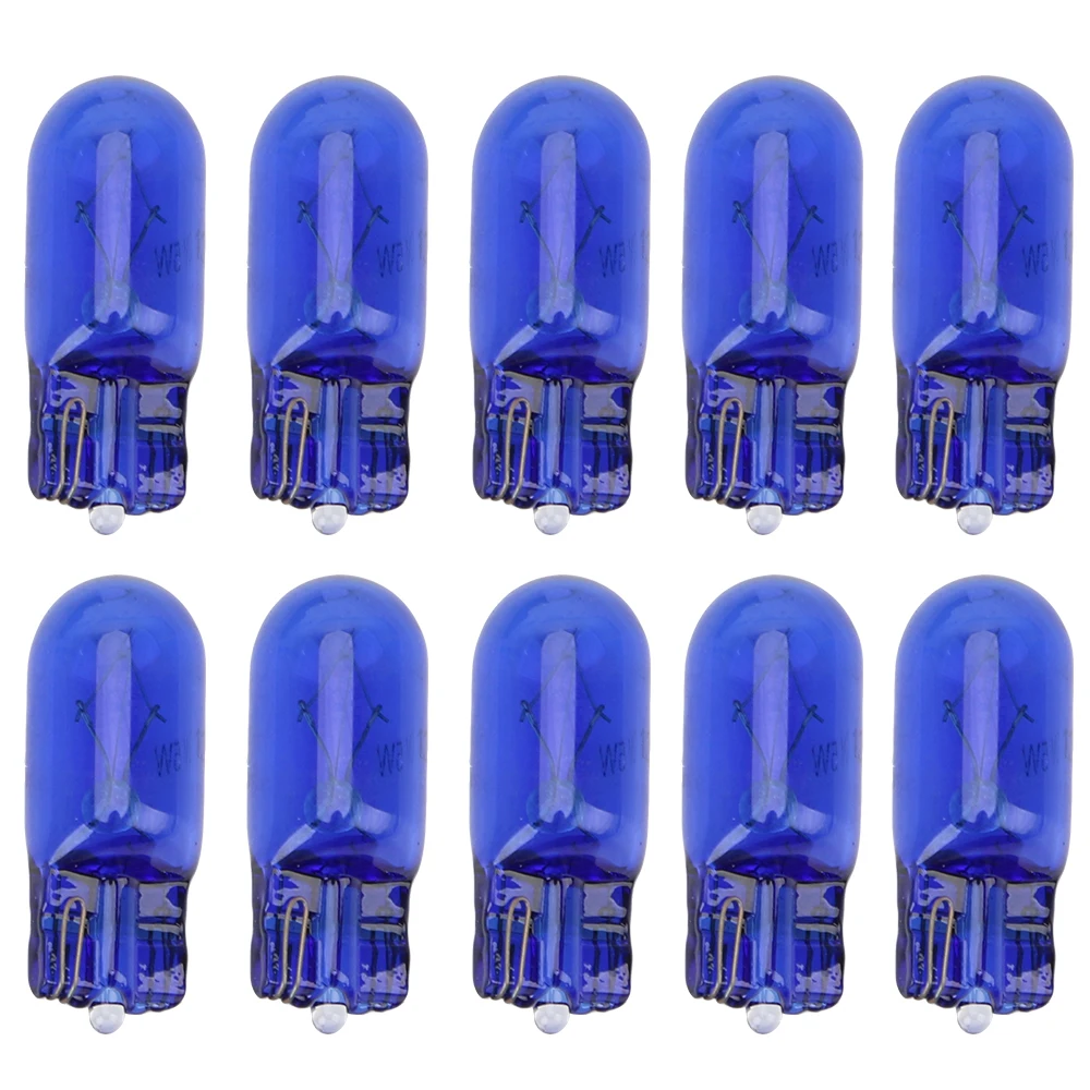 

10 шт., галогенные клиновидные лампы T10 W5W 12 В 5 Вт 168