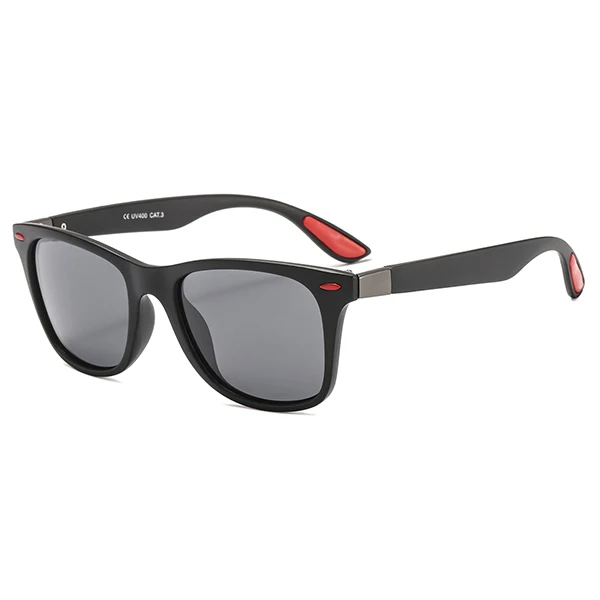 C01 Black Gray Leecnuo, фирменный дизайн, Классические поляризованные солнцезащитные очки для мужчин и женщин, для вождения, квадратная оправа, солнцезащитные очки, мужские очки, UV400, Gafas De Sol - Цвет линз: C01 Black Gray