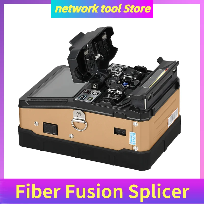 

FS-60C Golden FTTH Fully Automatic Fiber Fusion Splicer Fiber Optical Hot Melt High precision Welding Splicing Machine
