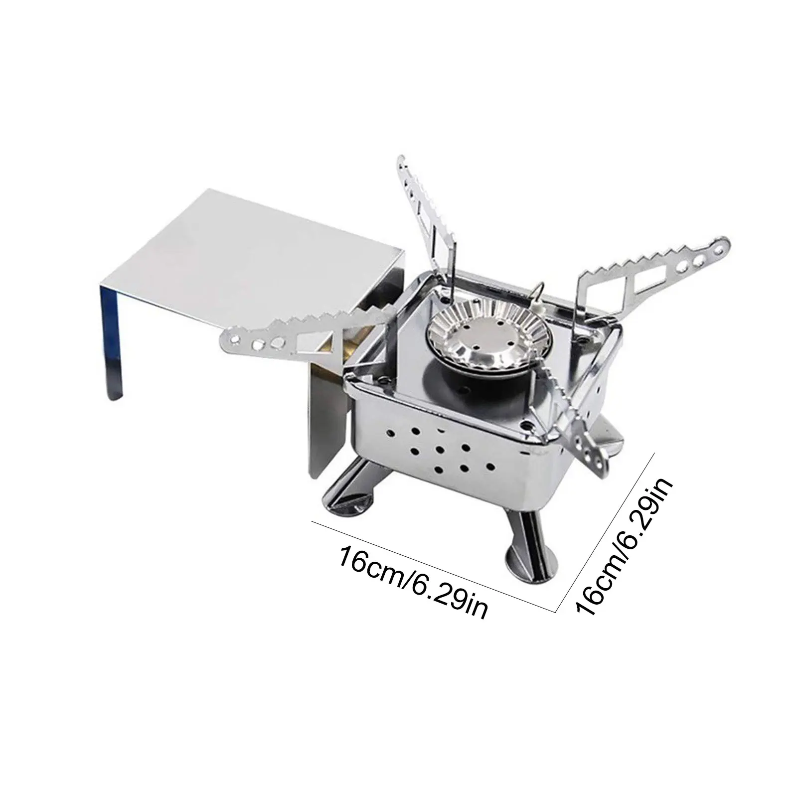 

Gas Camping Stove Portable Windshield Bracket Picnic Stove