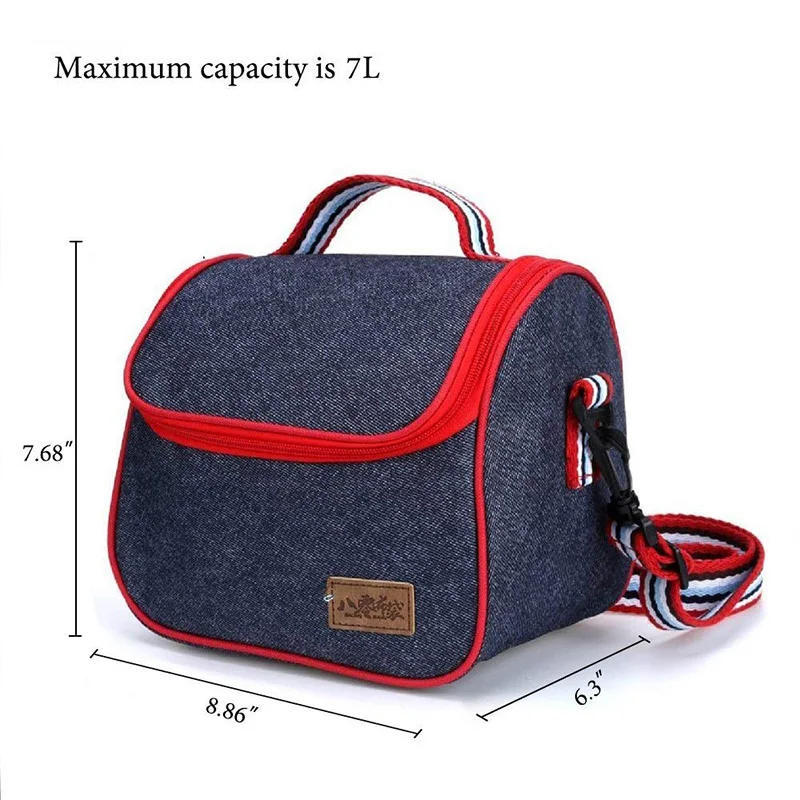 Термоизолированная сумка для пикника Термосумка школы и работы многоразовые