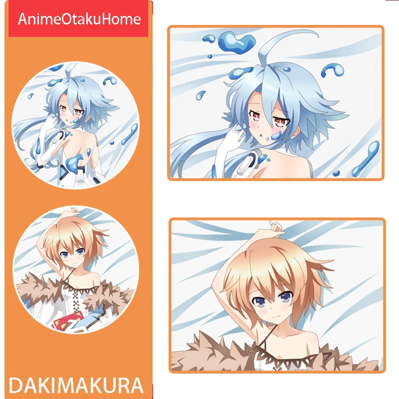 

Наволочка с рисунком аниме Choujigen Game, Нептун, белое сердце, обнимающая подушка, чехол, чехол для постельного белья, украшение для детской подушки