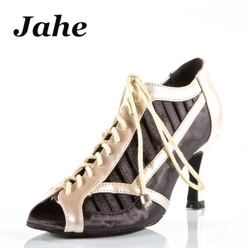 Для женщин сальса вечерние бальные туфли Туфли с красной Латинская танцевальная